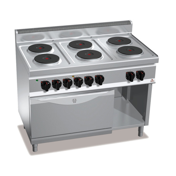 Masina de gatit cu 6 plite rotunde